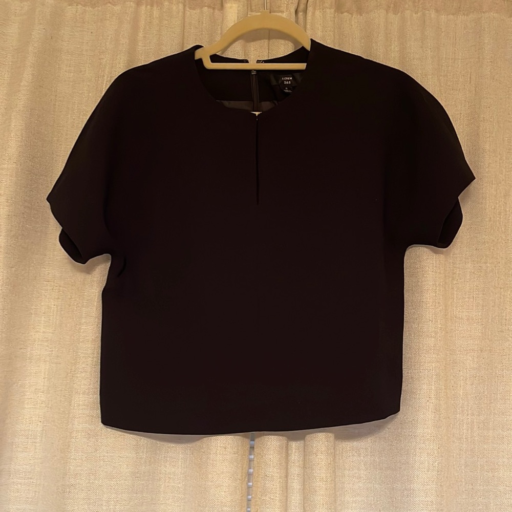 JCREWA CROPPED DRESS SHIRT